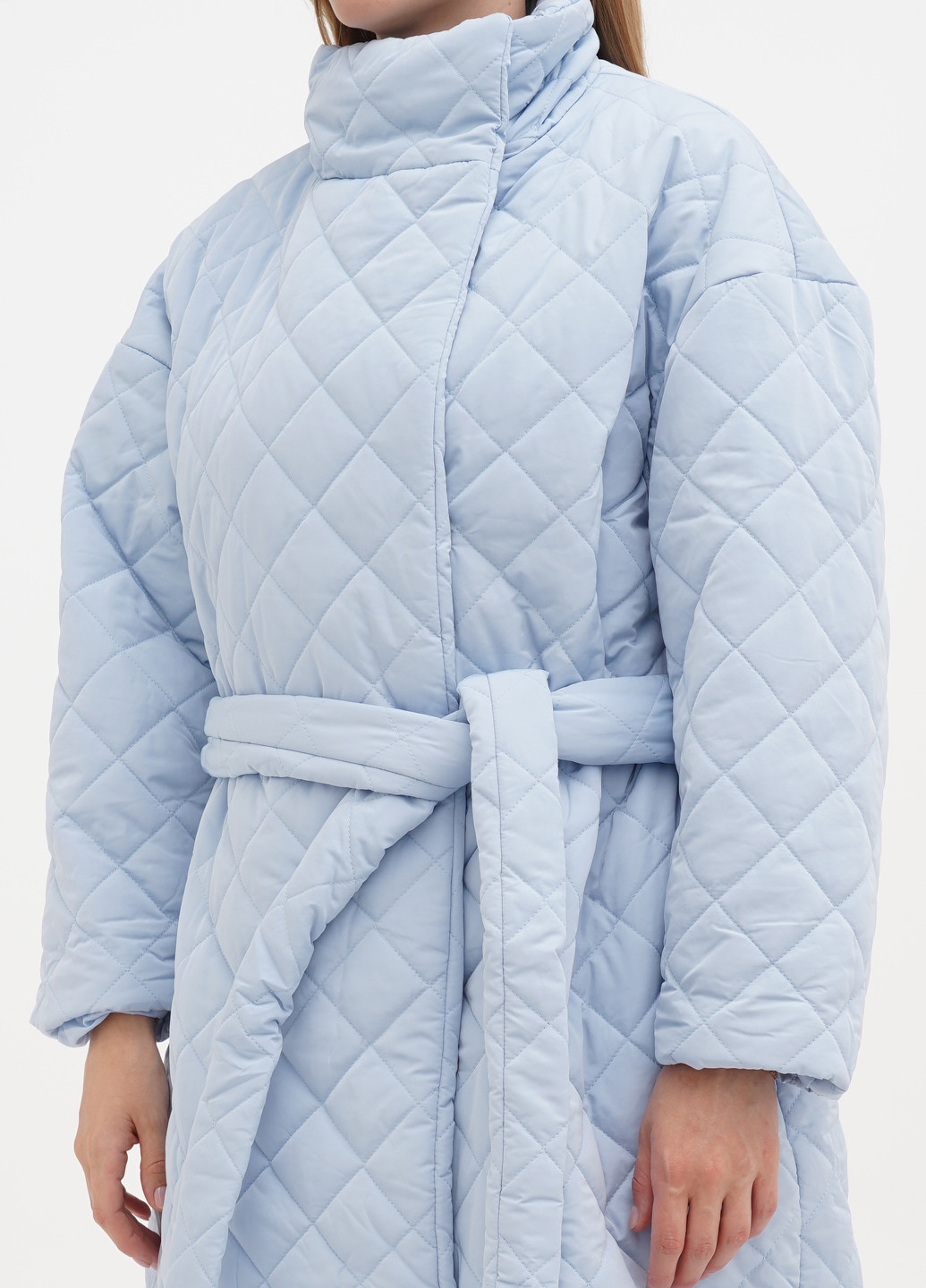 Голубая демисезонная куртка куртка-пальто Boohoo