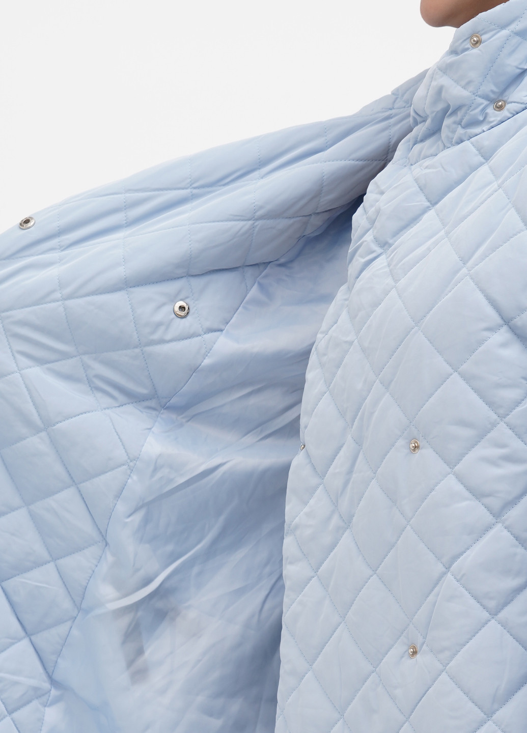 Голубая демисезонная куртка куртка-пальто Boohoo