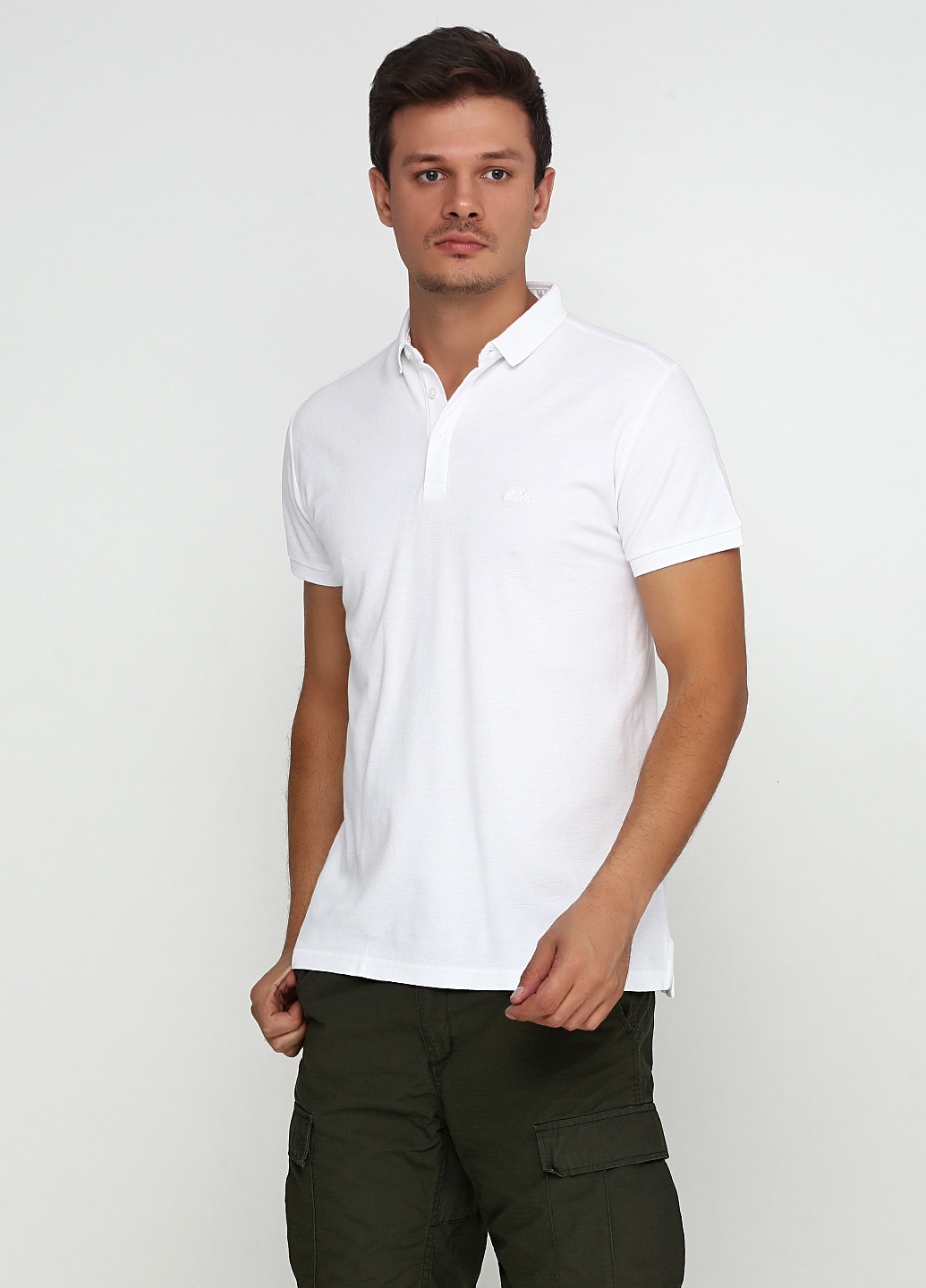 Белая футболка-футболка для мужчин Lindbergh однотонная
