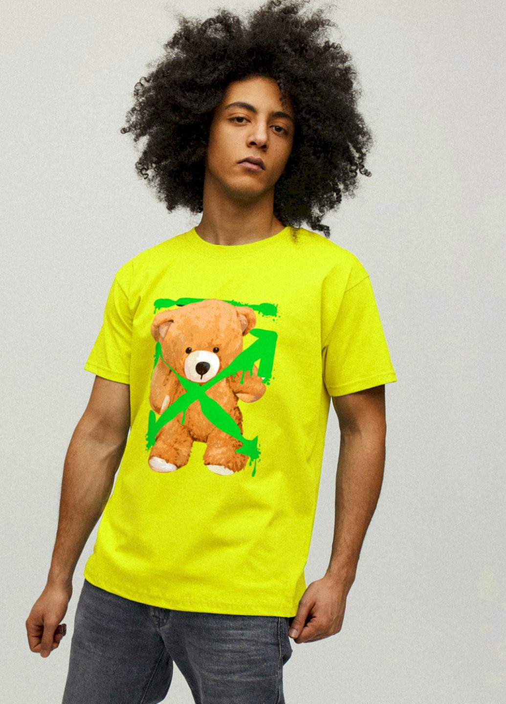 Жовта футболка чоловіча YAPPI