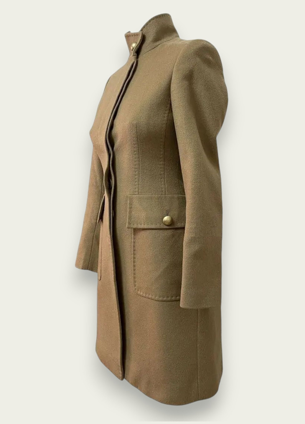 Светло-коричневое демисезонное Пальто однобортное H&M