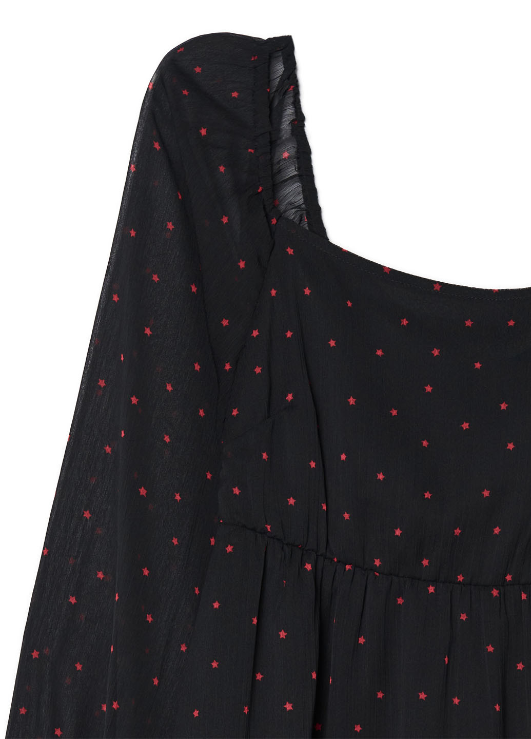 Черное кэжуал платье а-силуэт Cropp в горошек