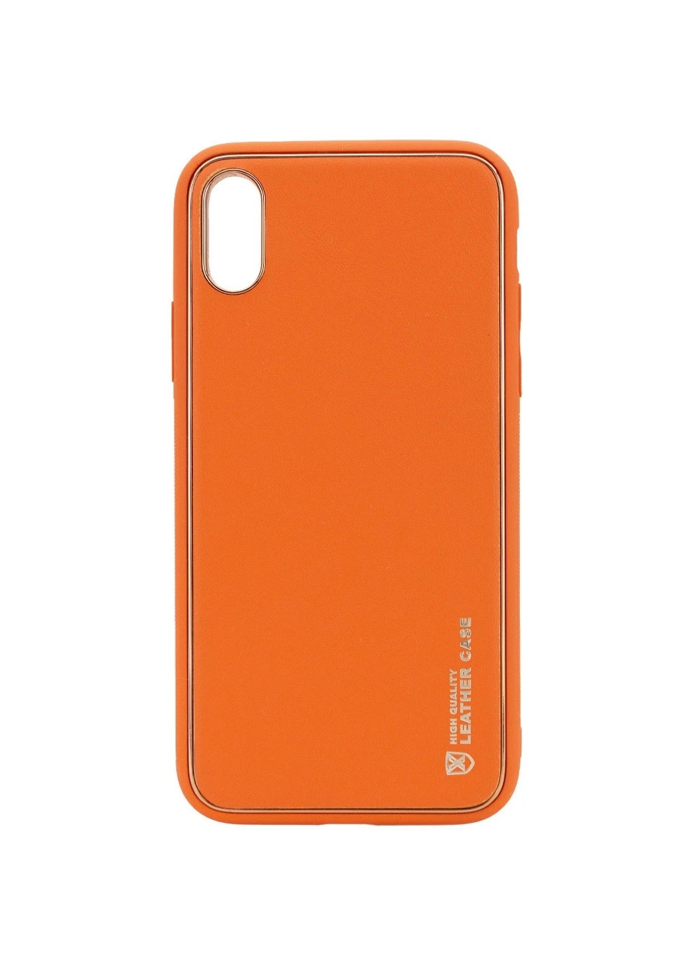 Кожаный чехол Xshield для Apple iPhone XR (6.1"") Оранжевый / Apricot (is_00000038061_4) Epik (250499656)