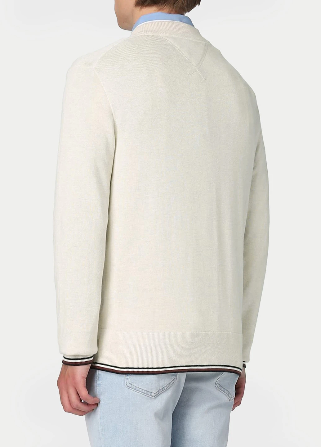 Белый зимний джемпер джемпер Tommy Hilfiger