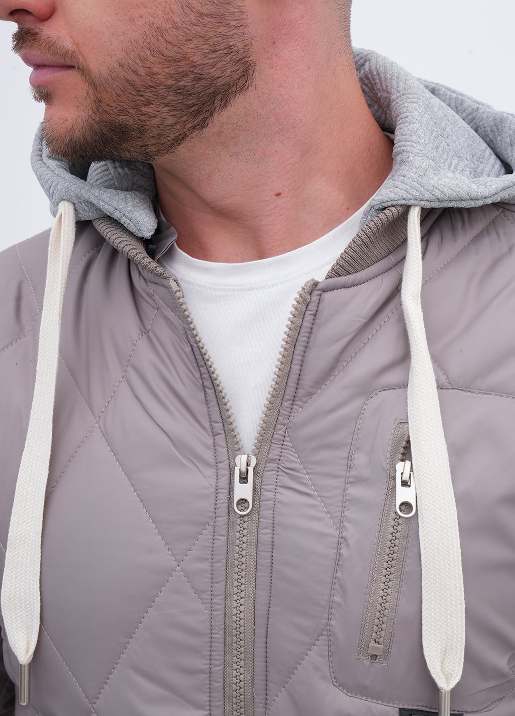 Серая демисезонная куртка Trend Collection