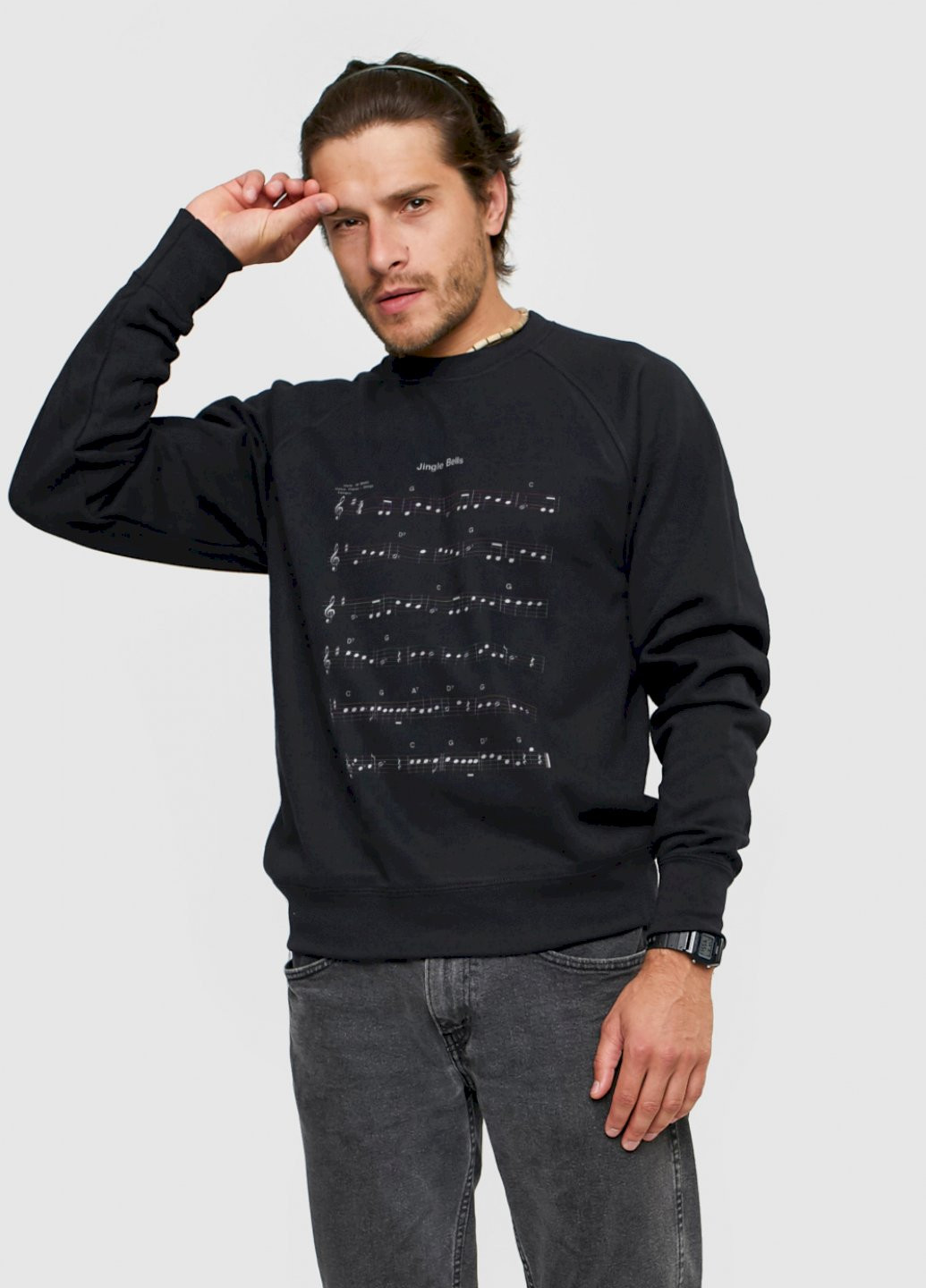 Черный свитшот мужской YAPPI (198688747)