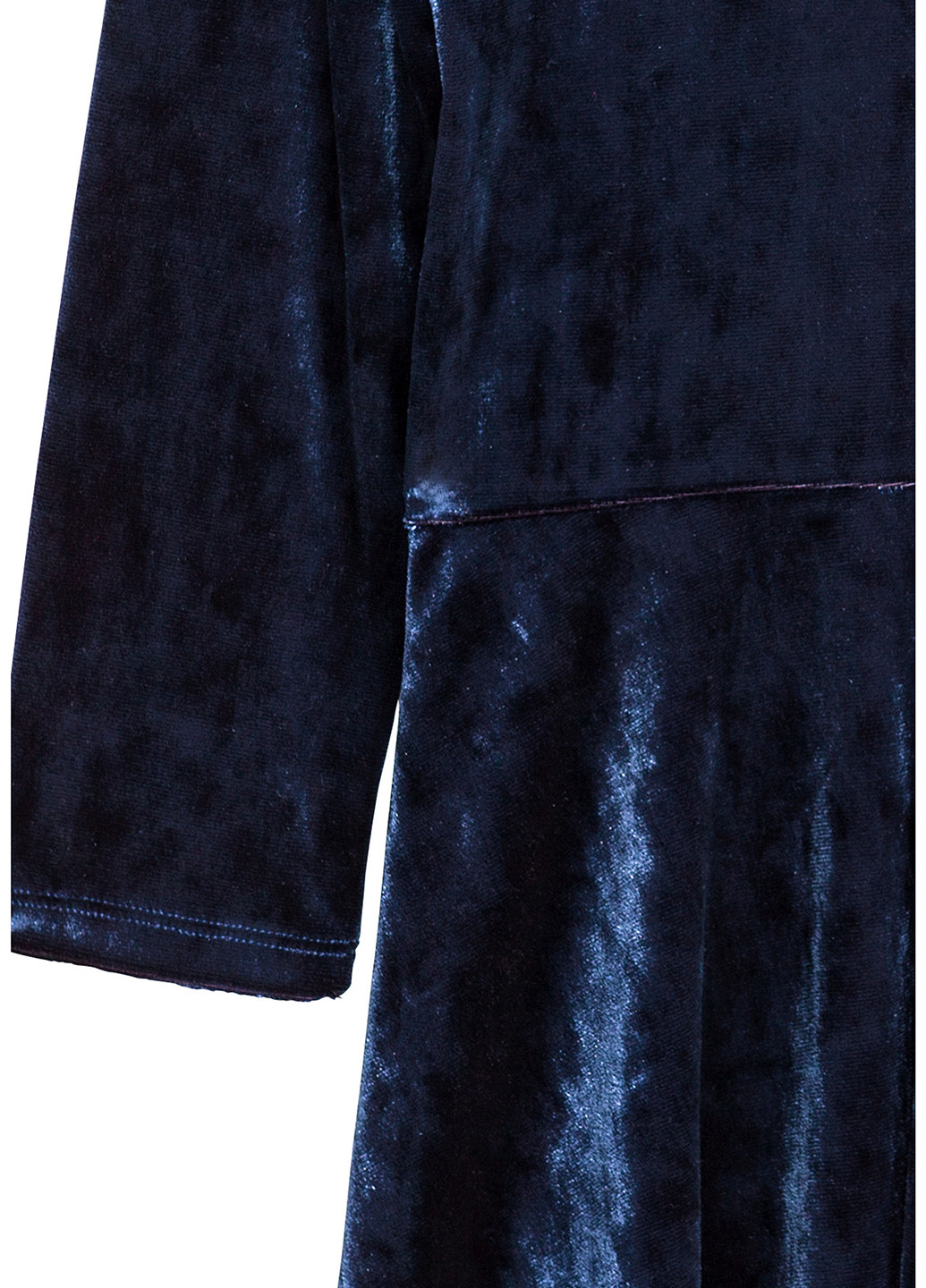 Темно-синя кежуал плаття, сукня коротка H&M однотонна