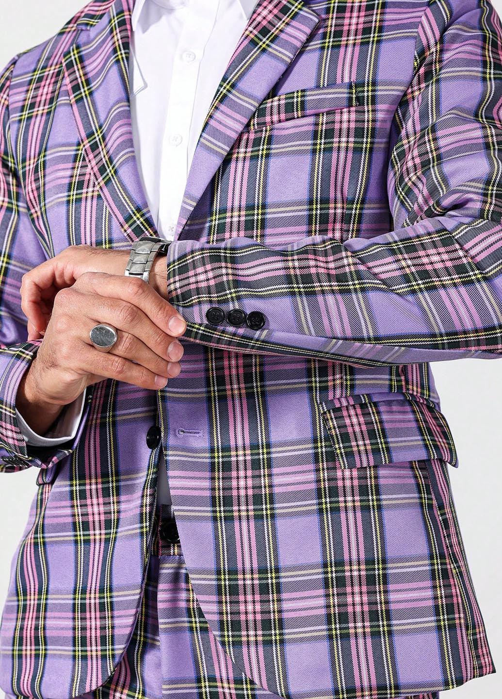 Комбинированный демисезонный костюм (пиджак, брюки) брючный SHEIN