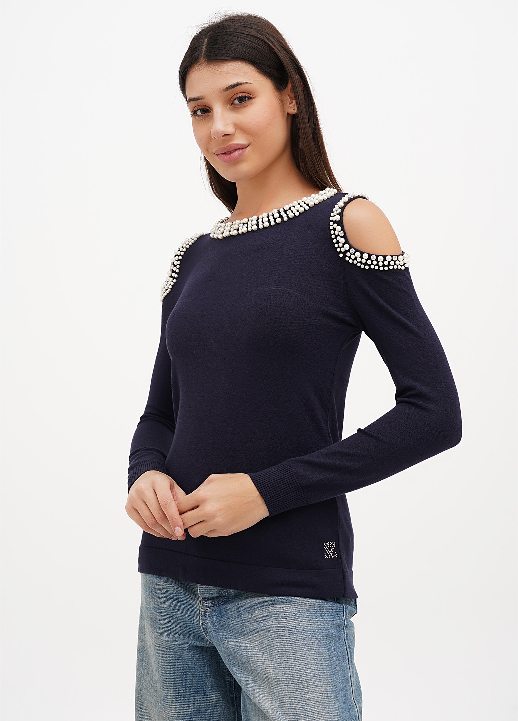 Темно-синій демісезонний джемпер джемпер Sassofono