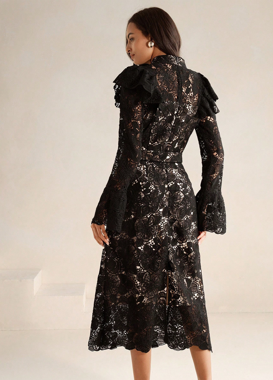 Чорна святковий, вечірня сукня а-силует SHEIN однотонна