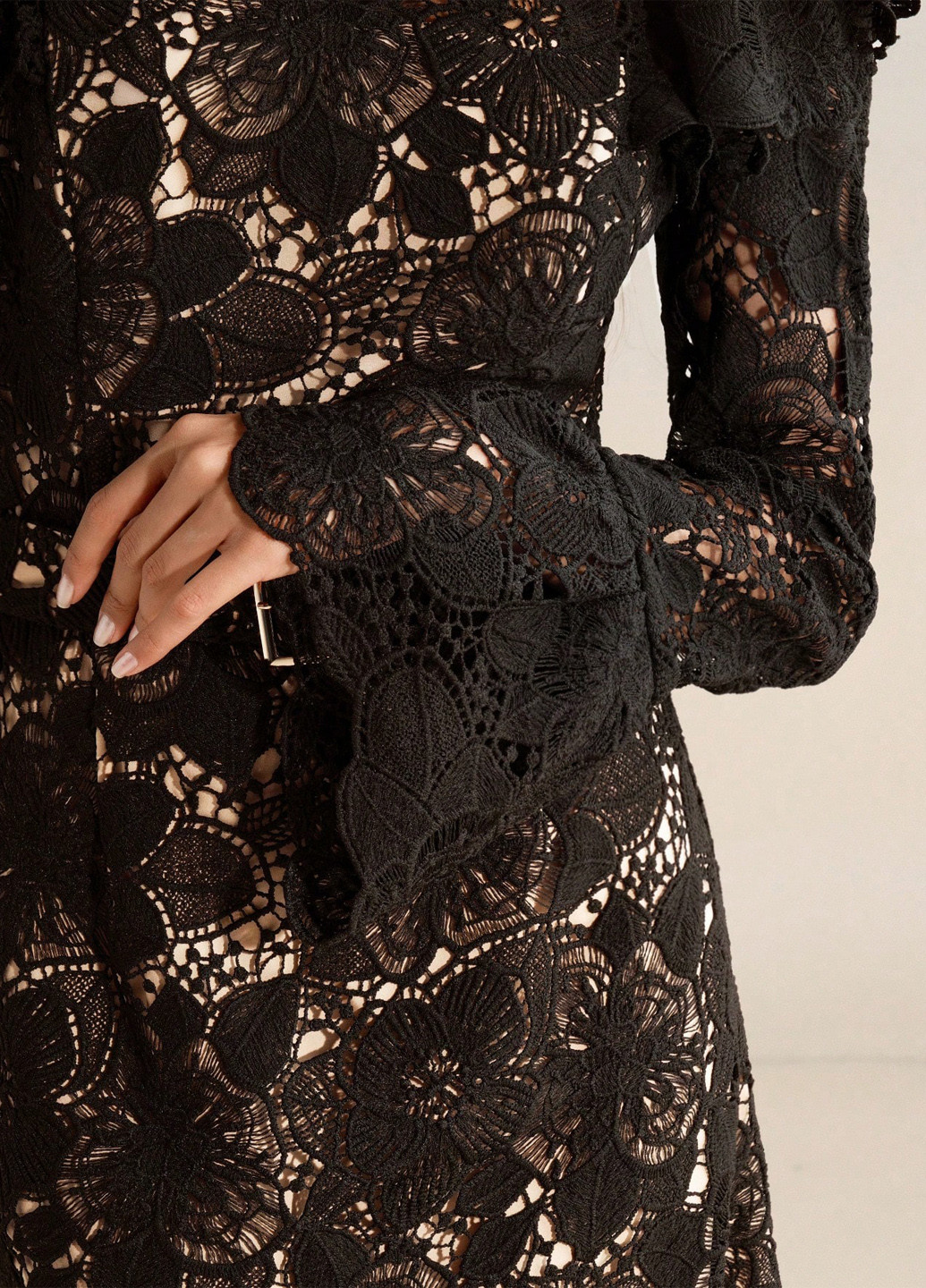 Чорна святковий, вечірня сукня а-силует SHEIN однотонна