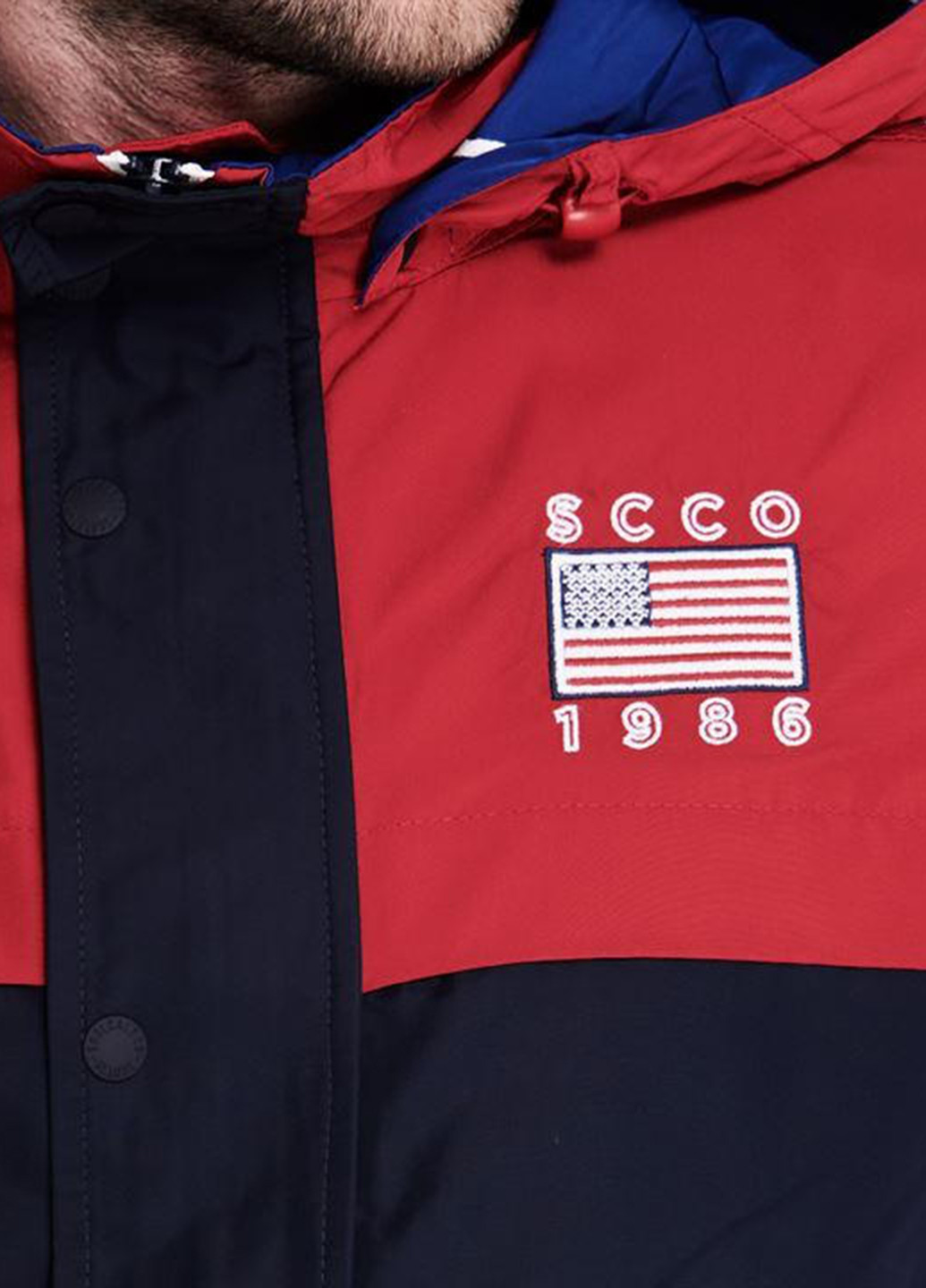 Червона демісезонна куртка Soulcal & Co