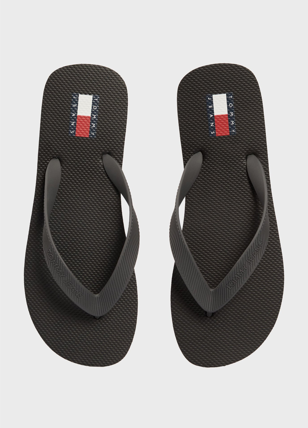 Черные пляжные, кэжуал вьетнамки Tommy Jeans