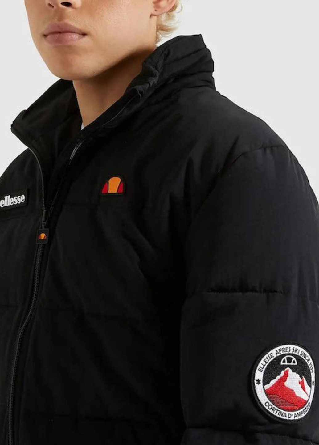 Чорна демісезонна куртка shr12789-011 Ellesse NEBULA PADDED