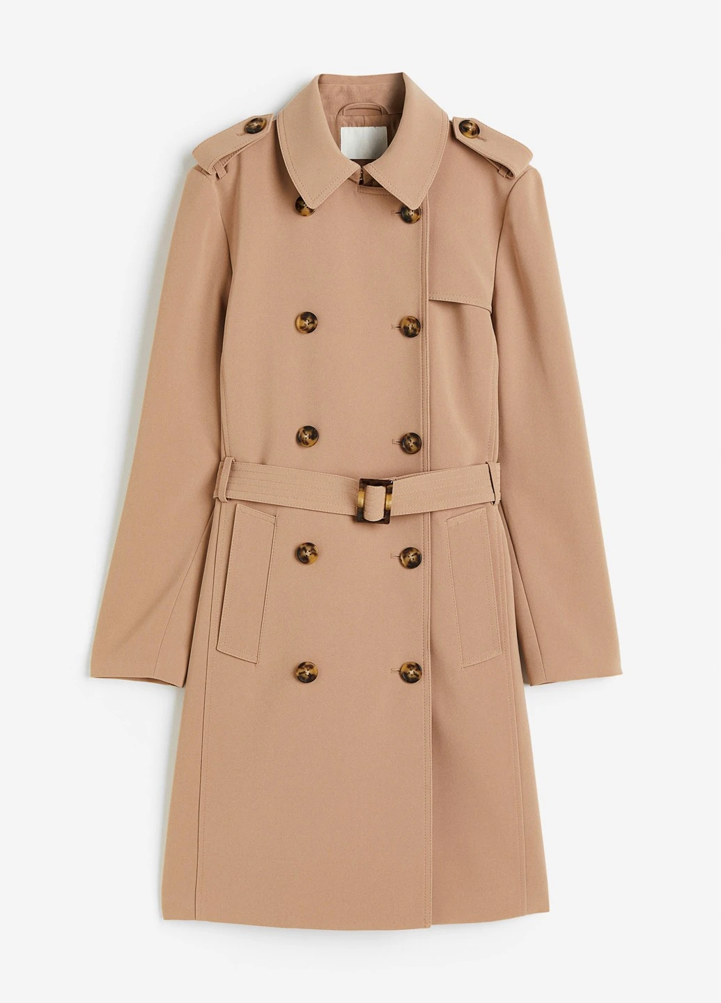 Плащ H&M тренчкот на гудзиках демісезон (365716971)