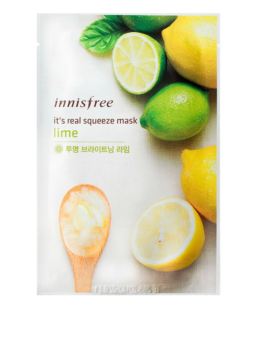 Маска для обличчя тканинна з екстрактом лайма, 20 мл Innisfree (160879305)