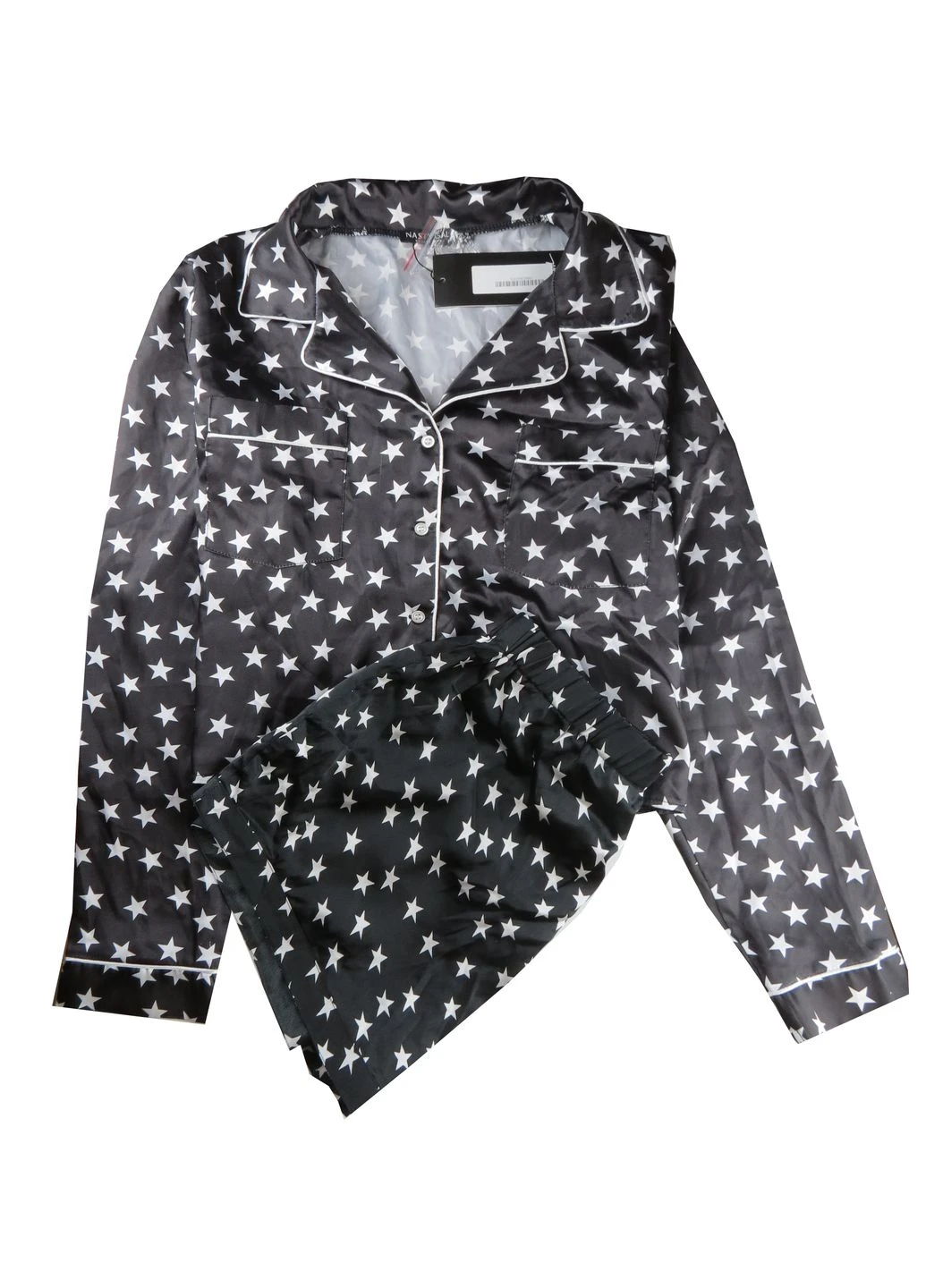 Чорна всесезон піжама Nasty Gal