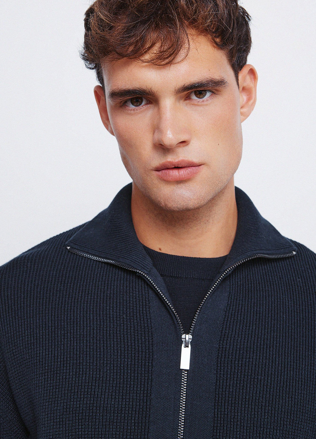 Темно-синий демисезонный кардиган Springfield