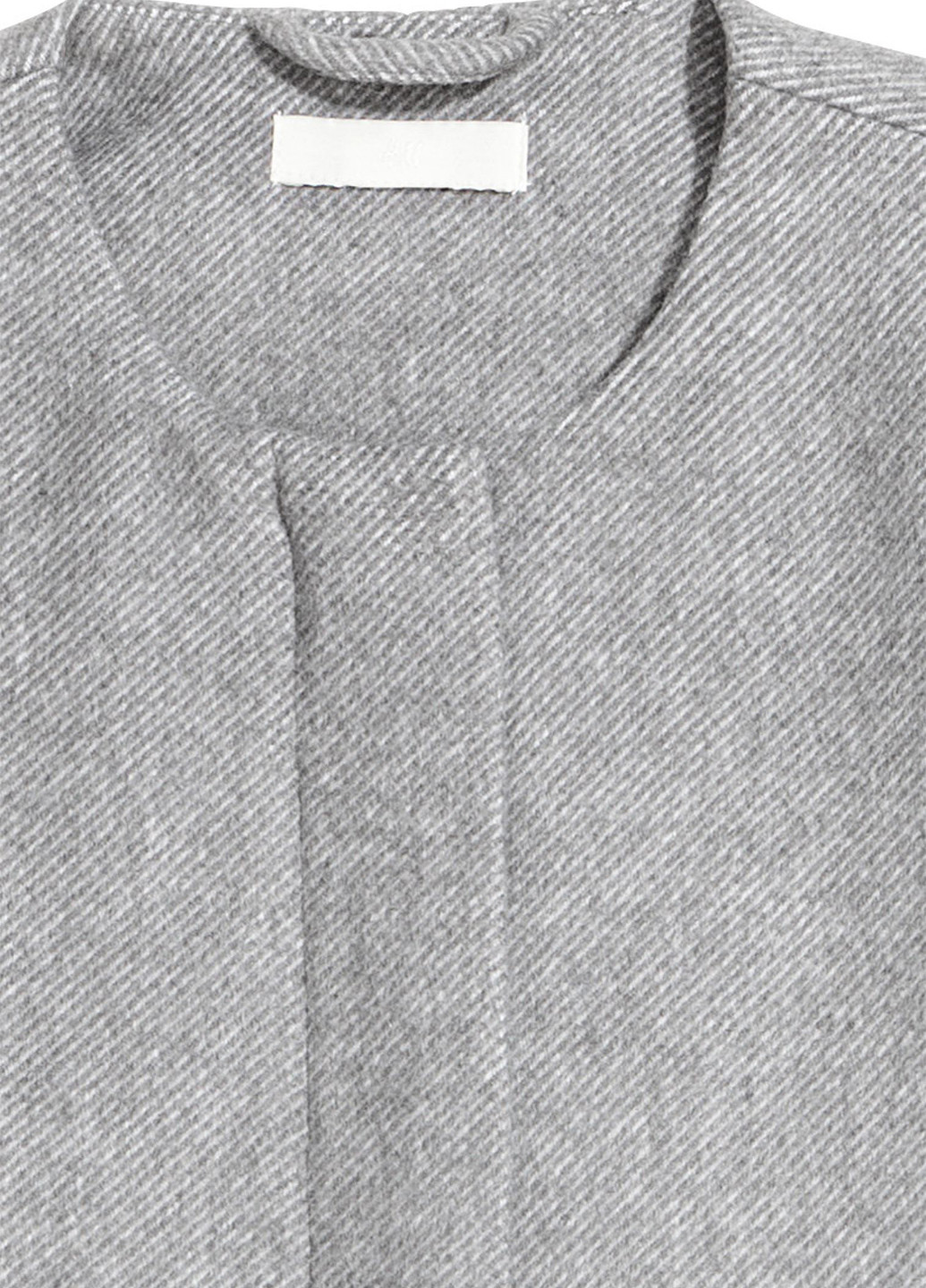 Светло-серое демисезонное Пальто однобортное H&M