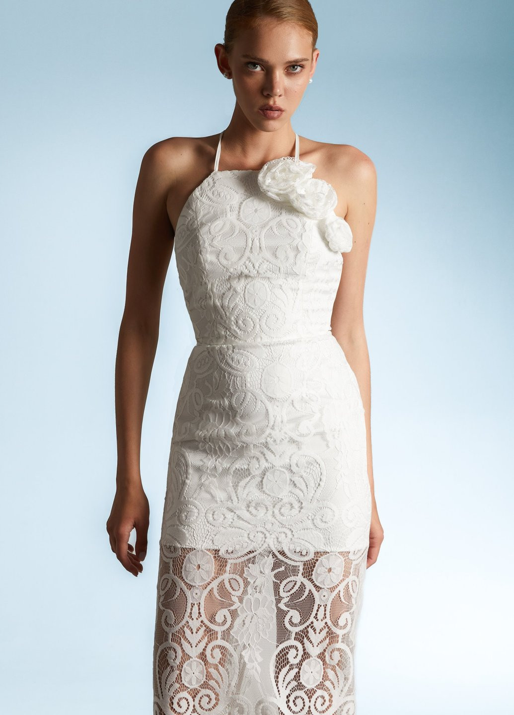 Молочна кежуал сукня силуетна Gepur однотонна