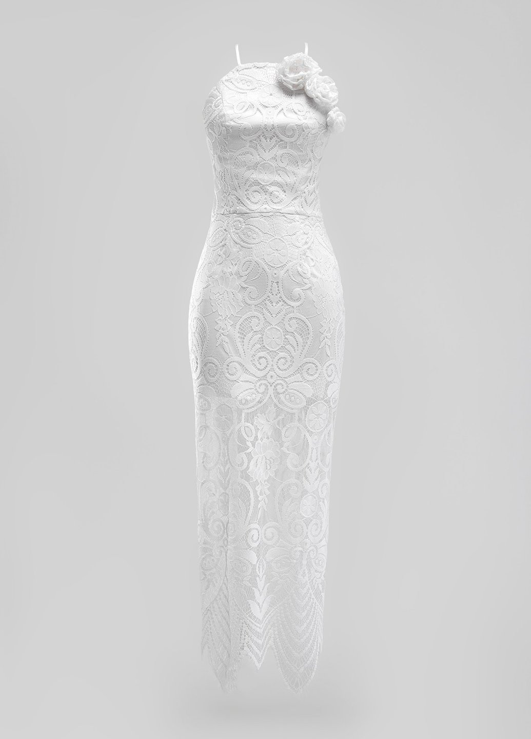 Молочна кежуал сукня силуетна Gepur однотонна