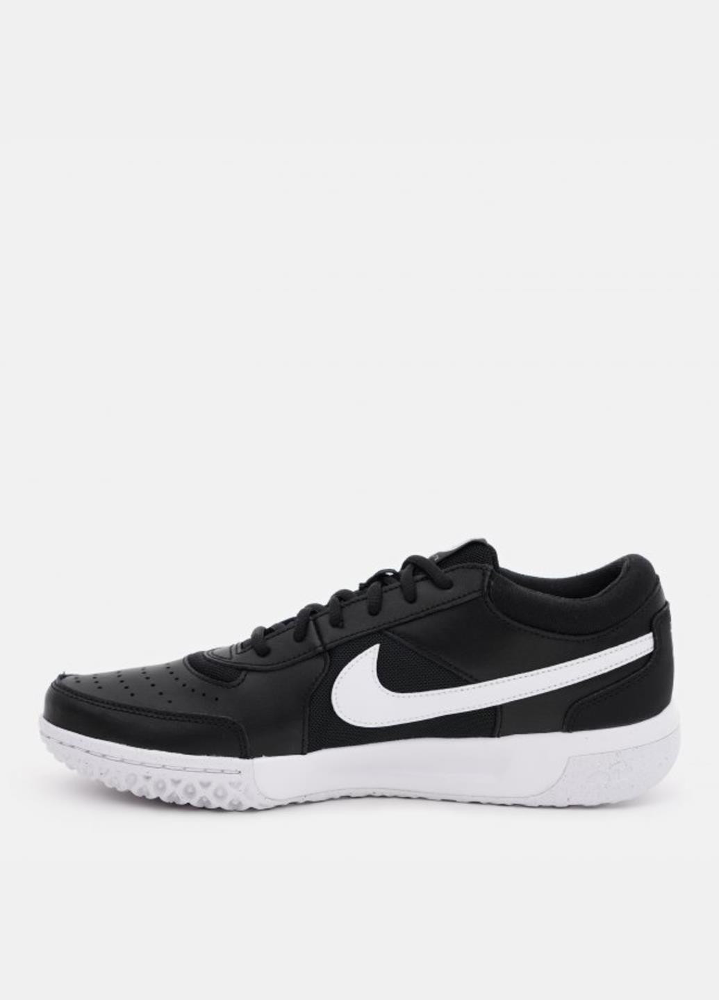 Черно-белые демисезонные кроссовки dv3258-001 Nike ZOOM COURT LITE 3