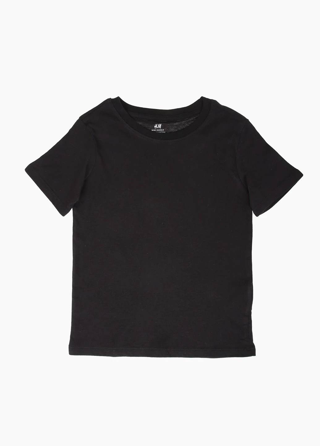 Черная летняя футболка H&M