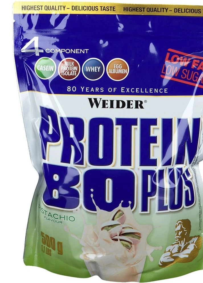 Протеїн Protein 80 Plus 500 g (Pistachio) Weider (255916171)