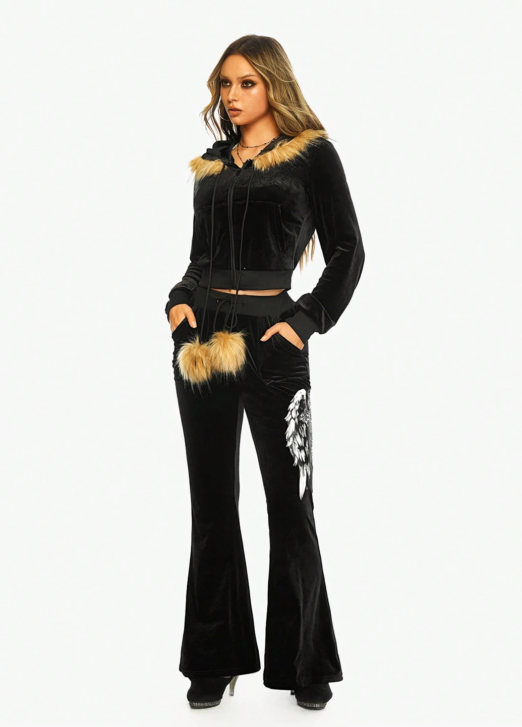 Костюм (толстовка, брюки) SHEIN (334151142)