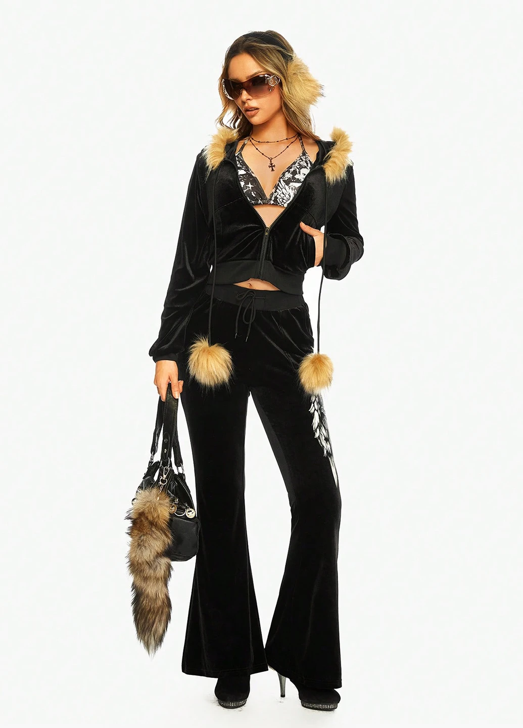 Костюм (толстовка, брюки) SHEIN (334151142)
