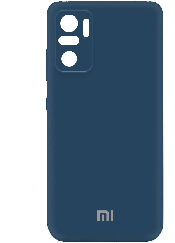 Чохол Silicone Cover My Color Full Camera (A) для Xiaomi Redmi Note 10 / Note 10s Синій / Navy blue (is_00000047270_25) Epik (237824630)