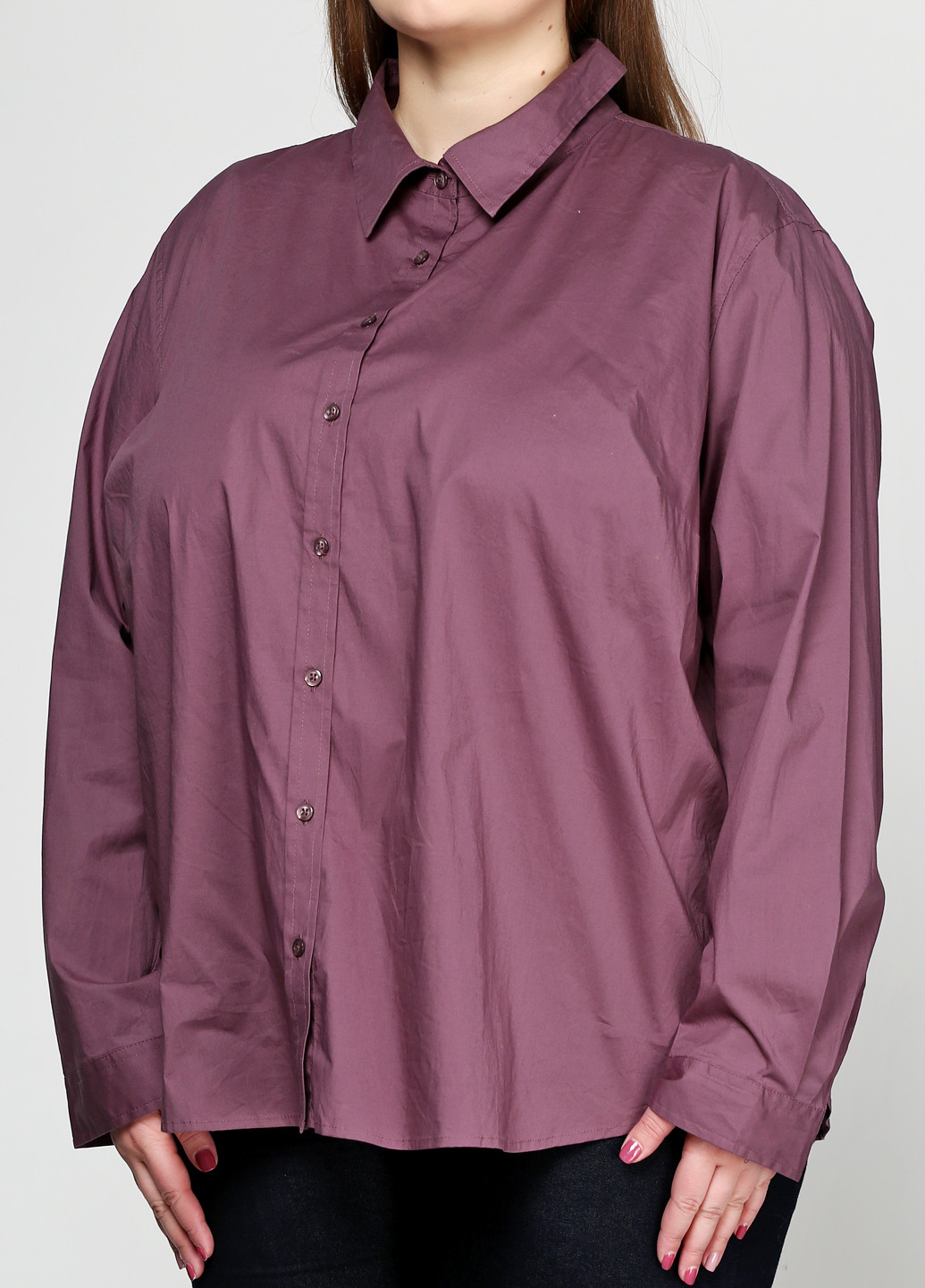 Сливовая кэжуал рубашка Merona