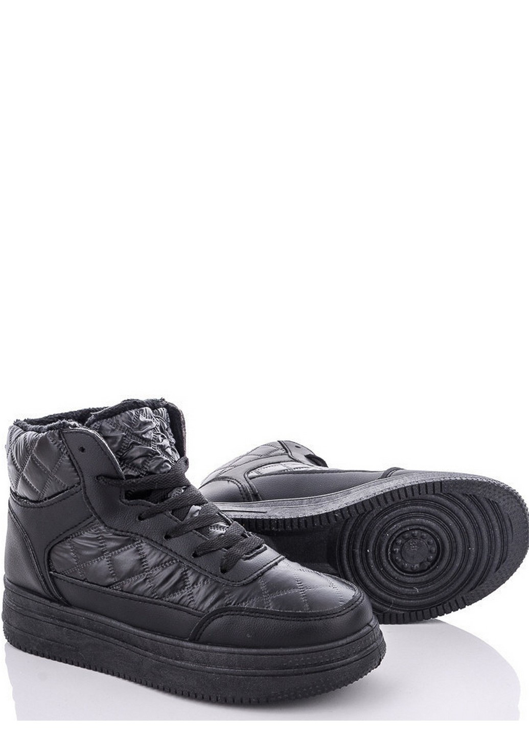 Черные кэжуал зимние зимние ботинки mbb05-1 Stilli