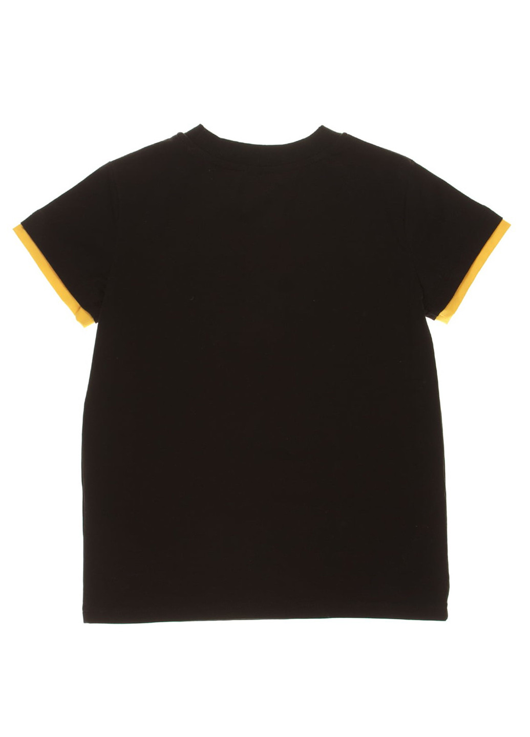 Черная летняя футболка с коротким рукавом Pinetti