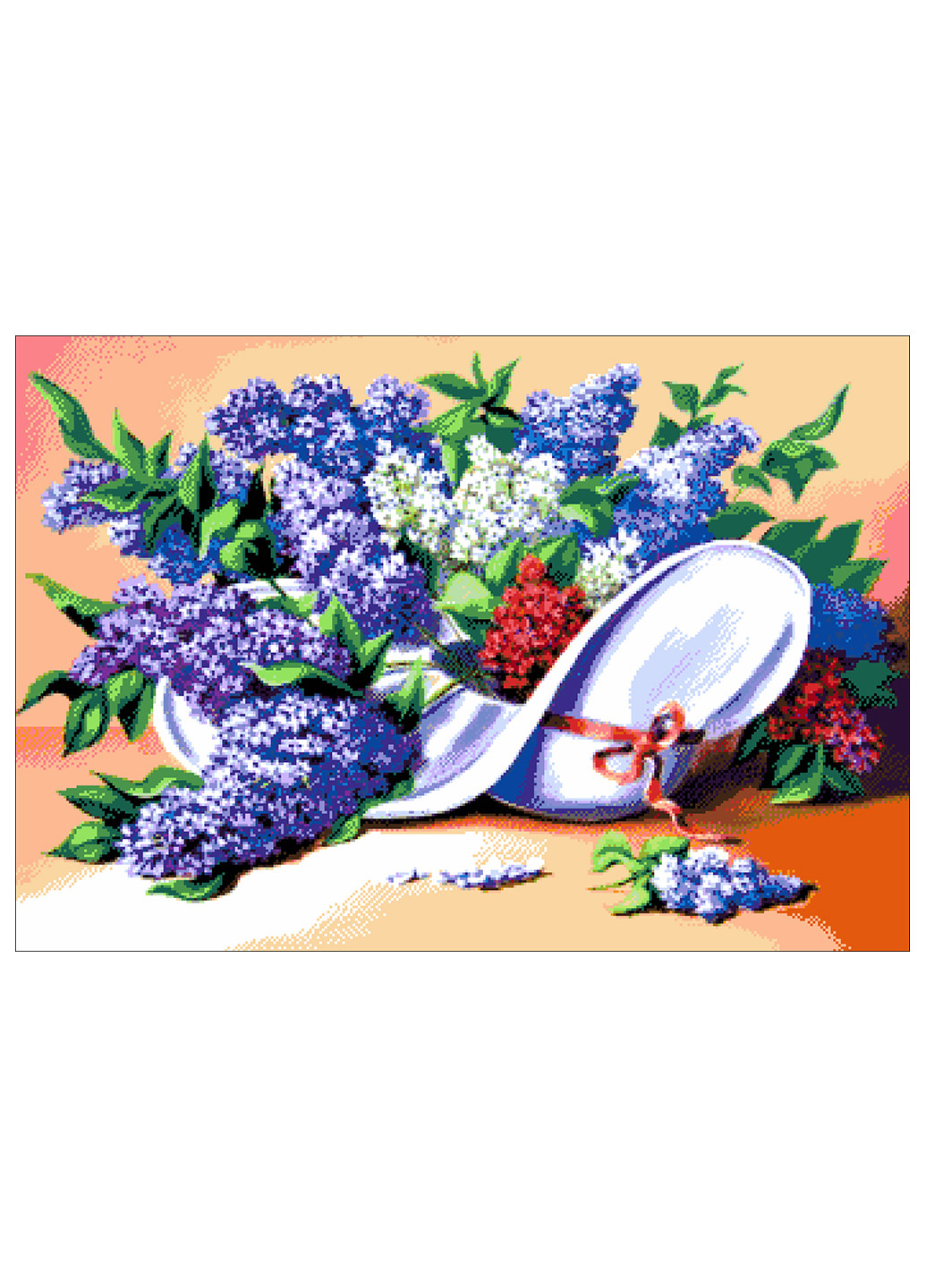 Набор для вышивания бисером Весенний букет 64х44 см Александра Токарева (188848135)