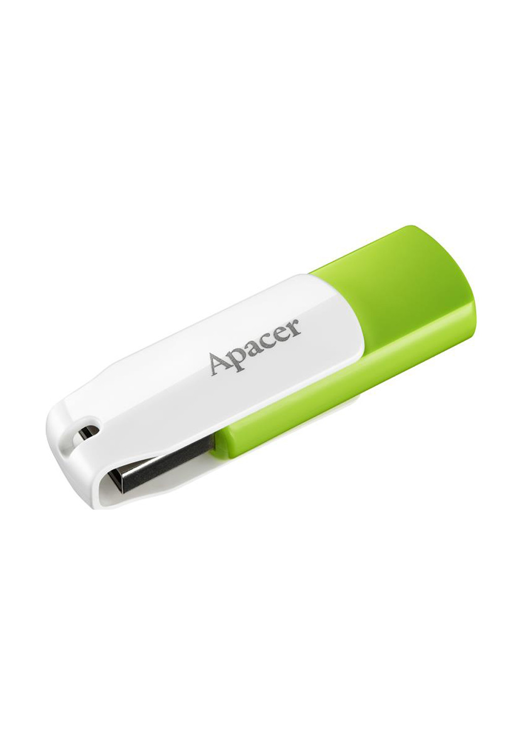 Флеш пам'ять USB AH335 32GB USB Green / White (AP32GAH335G-1) Apacer флеш память usb apacer ah335 32gb usb green/white (ap32gah335g-1) (135165469)