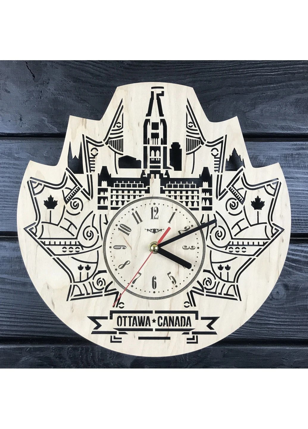 Интерьерные часы на стену «Оттава, Канада» 7Arts (253567564)