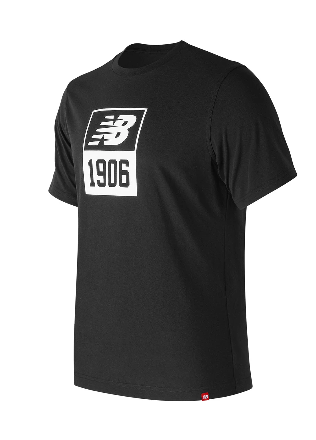 Чорна футболка з коротким рукавом New Balance