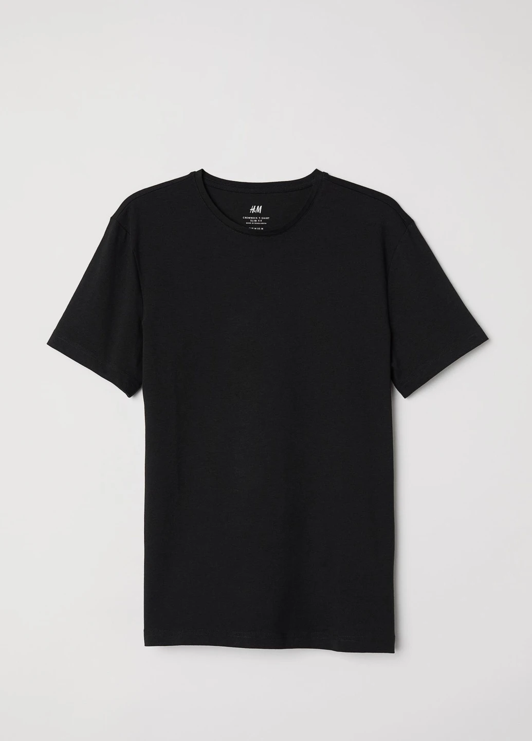 Чорна футболка,чорний, H&M