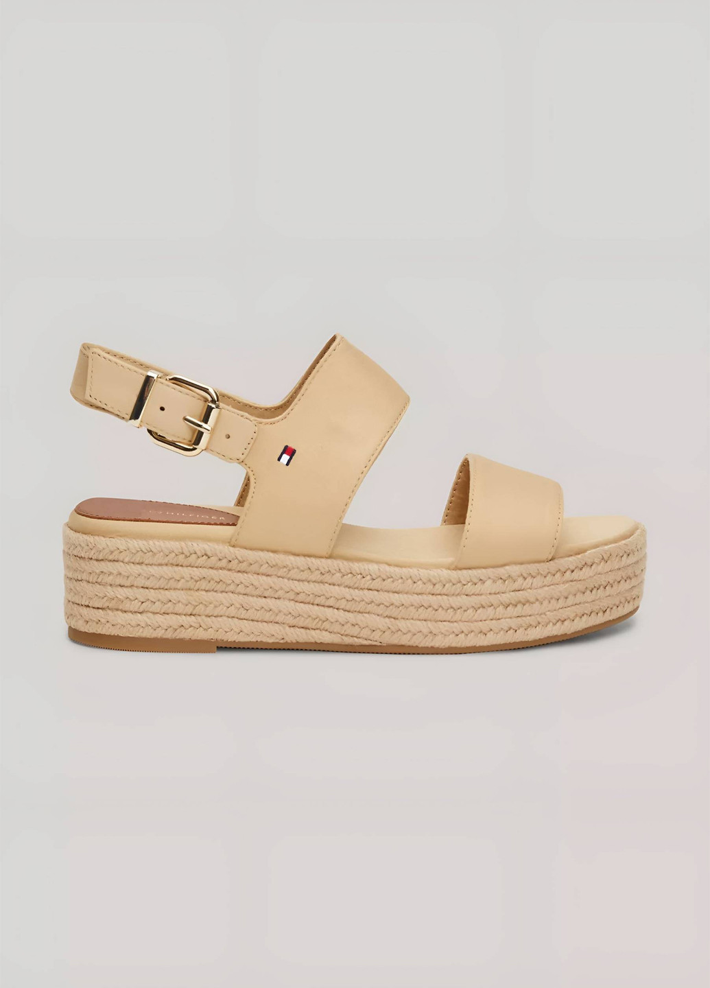 Бежевые босоножки Tommy Hilfiger с ремешком