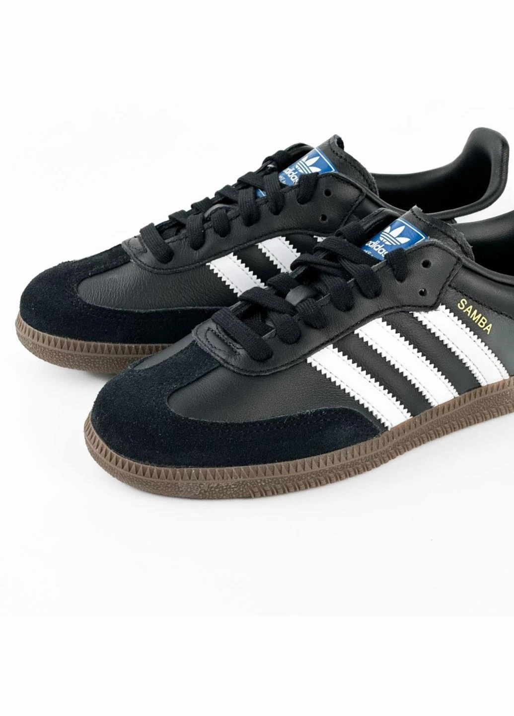 Кросівки B75807-W adidas Samba чорно-білі демісезони (317224675)