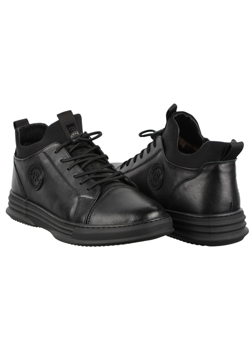 Черные зимние мужские ботинки 198573 Berisstini