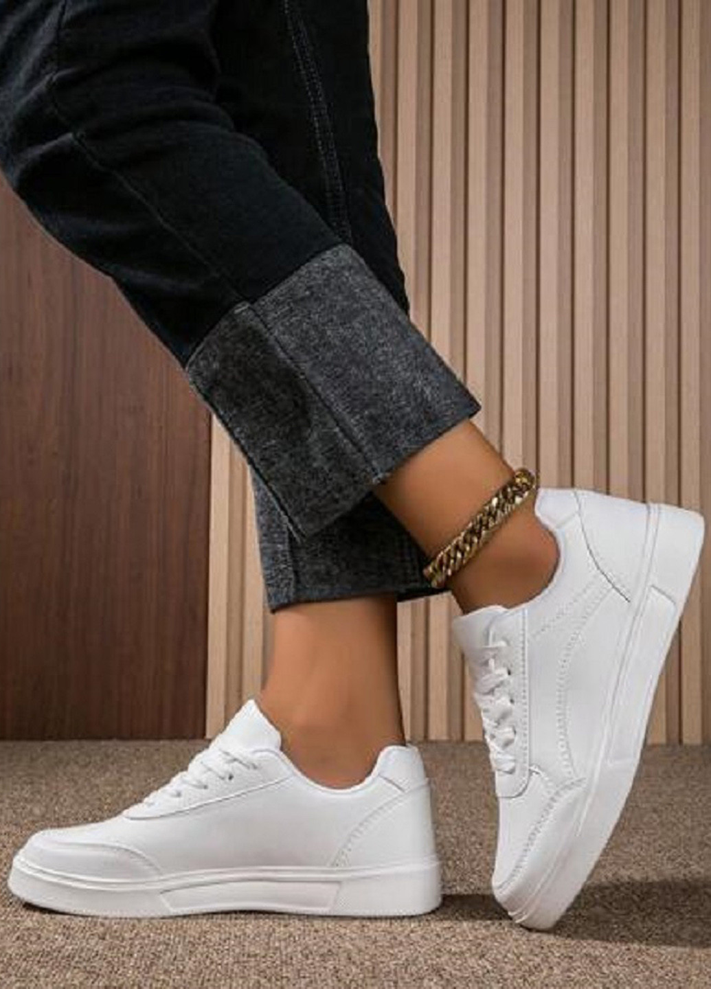 Кроссовки SHEIN белые демисезоны (328392004)