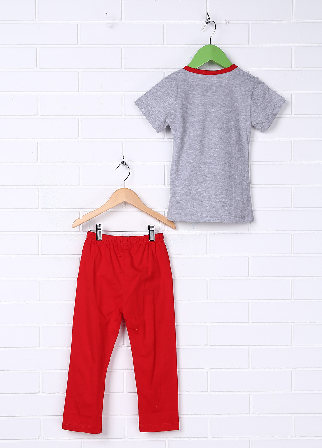 Серая всесезон пижама (футболка, брюки) Okyanus Baby