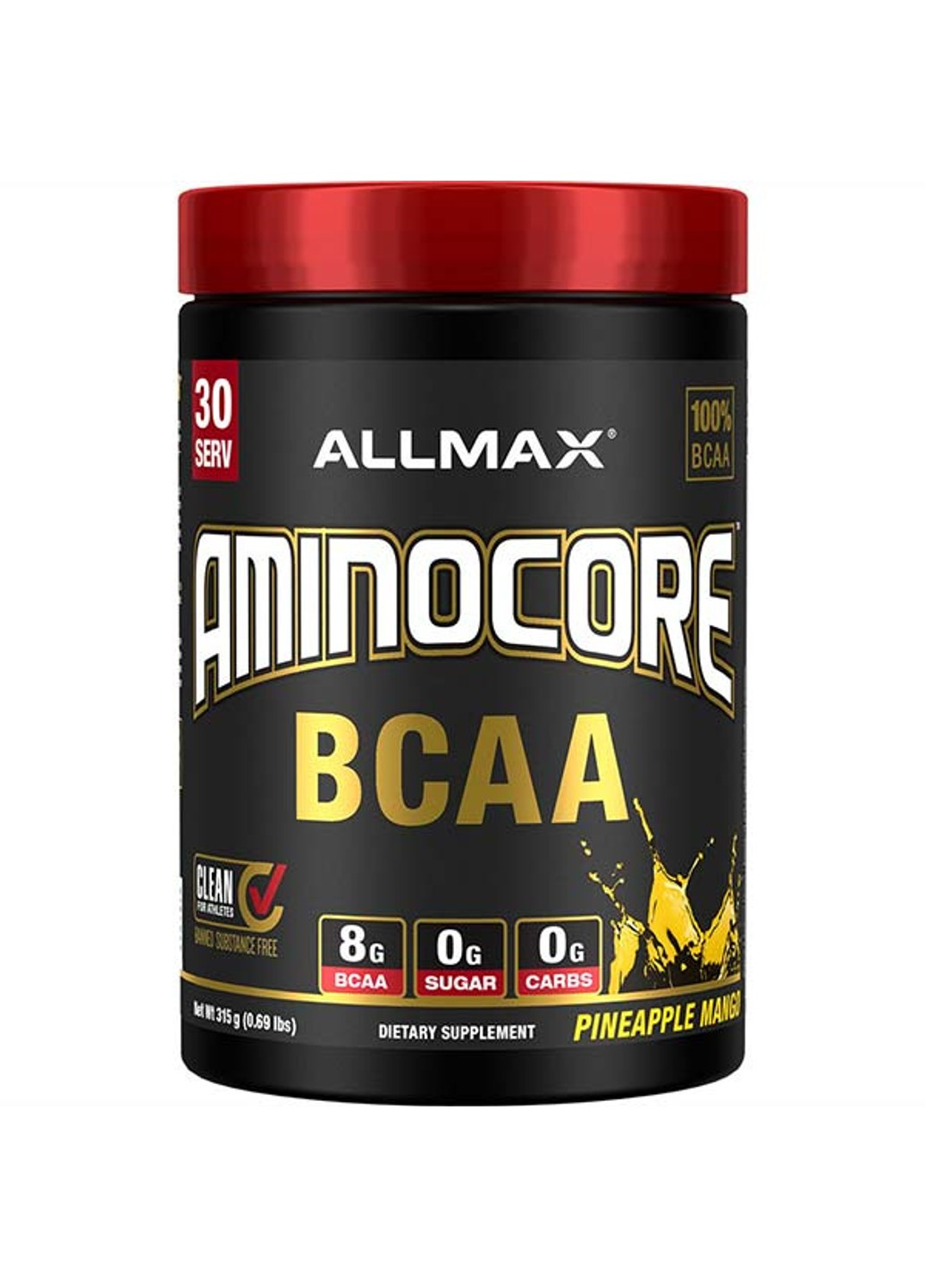 БЦАА BCAA AminoCore 315 грамм Pineapple Mango ALLMAX Nutrition (255363579)