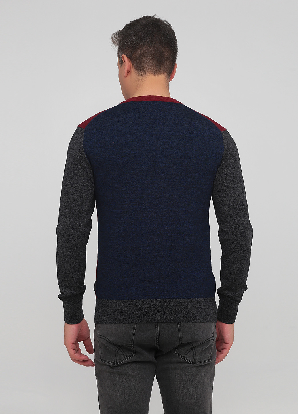 Бордовий демісезонний пуловер пуловер Cerruti