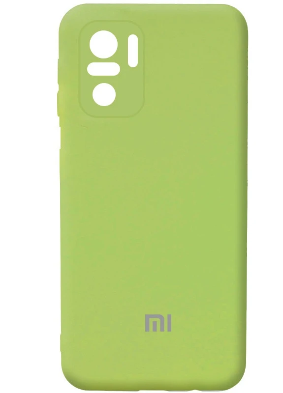 Чехол Silicone Cover Full Camera (AA) для Xiaomi Redmi Note 10 / Note 10s Мятный / Mint (is_00000045509_18) Epik (237825110)