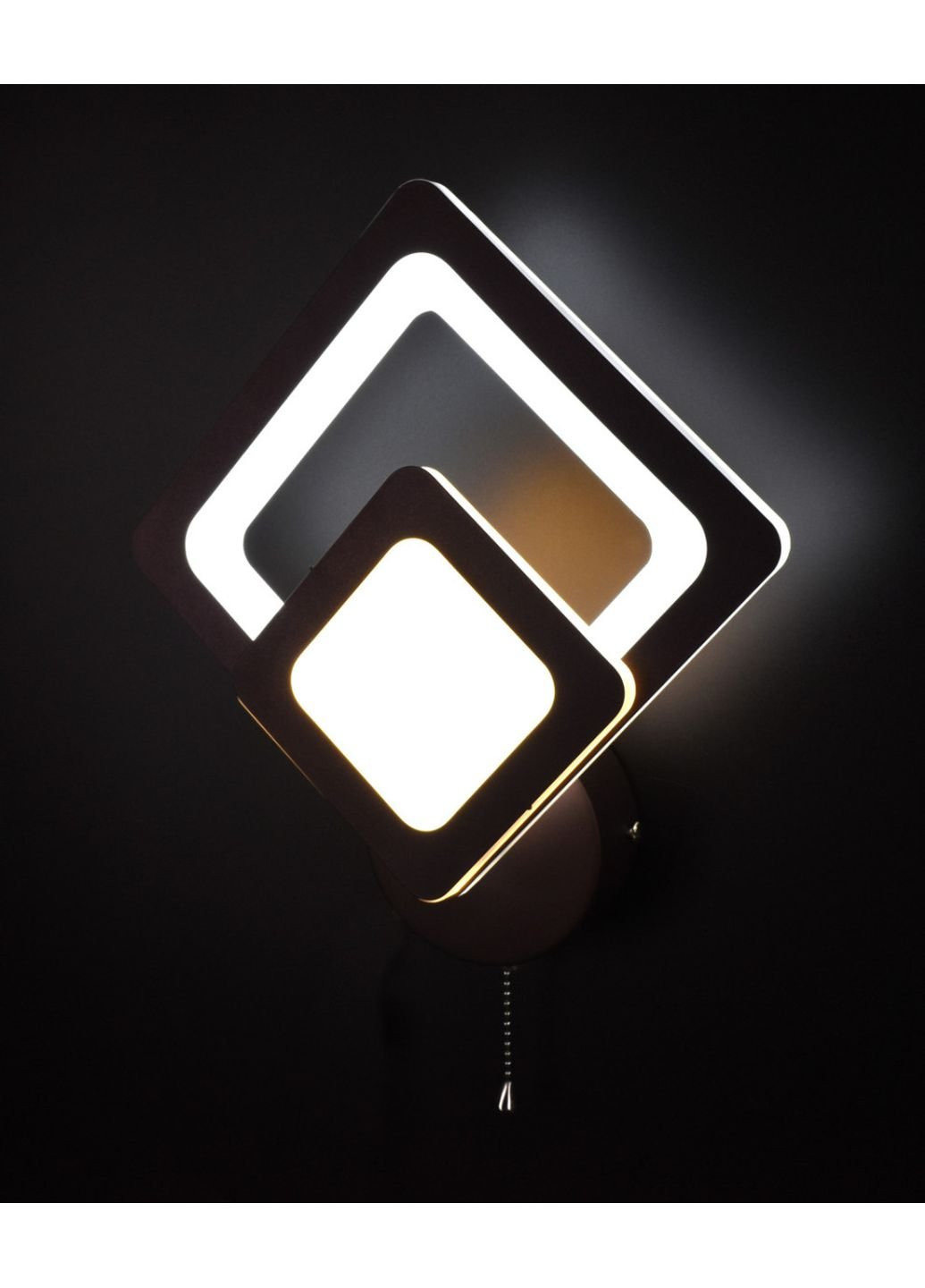 Бра настенное LED 2311/1-cf Коричневый 30х26х8 см. Sunnysky (253625915)