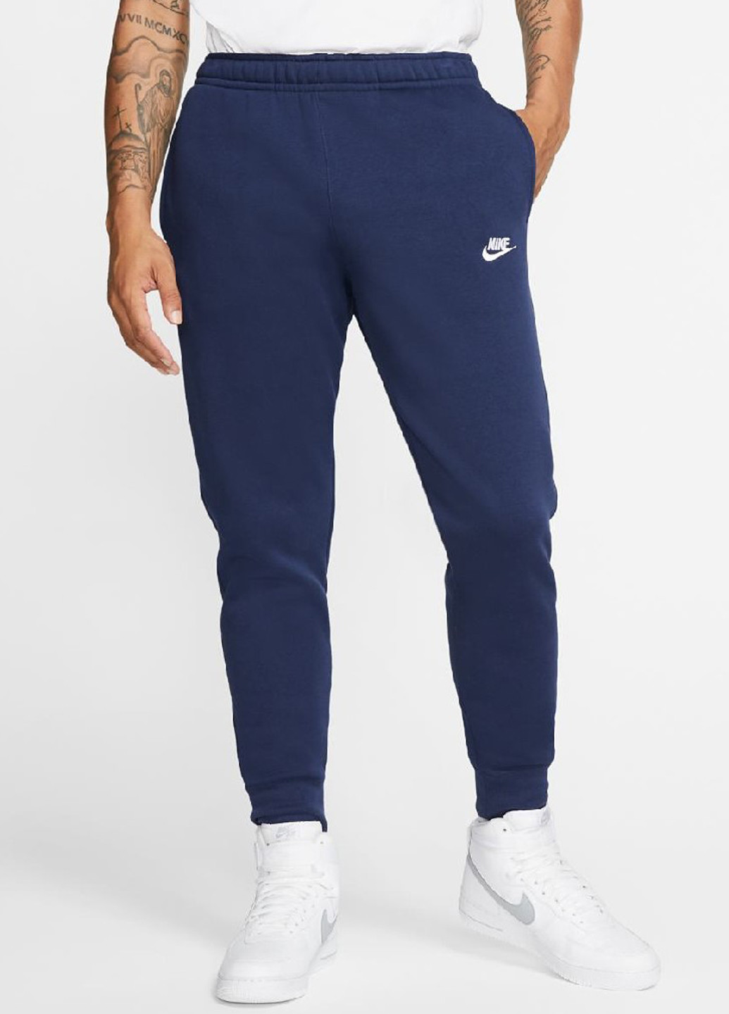 Синие кэжуал, спортивные демисезонные джоггеры брюки Nike