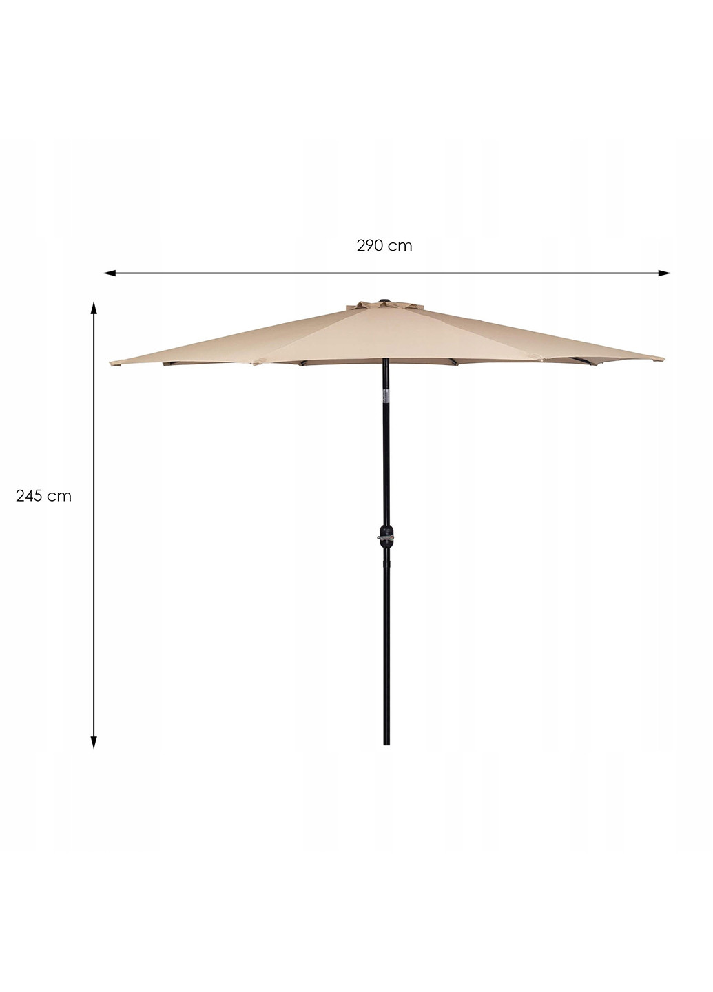 Стоячий зонт ø 290 см Springos (231594928)